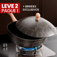 [Leve 2 Pague 1] Panelas de Aço Antiaderente Premium + BRINDE: Kit de Utensílios