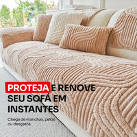 [LEVE 2 PAGUE 1] Capa Comfort Universal Premium para Sofá + BRINDE: Almofadas Comfort