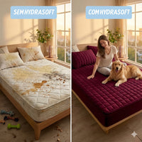 [COMPRE 1, LEVE 3] Hydra Soft™ Jogo de Cama Impermeável Premium – Capa + 2 Fronhas