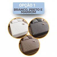 [COMPRE 1, LEVE 3] Hydra Soft™ Jogo de Cama Impermeável Premium – Capa + 2 Fronhas